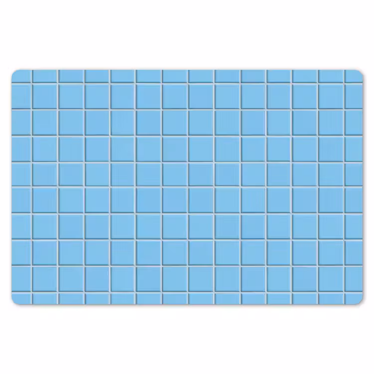 Patroon - Tegel - Pastel - Blauw Placemat vinyl groot 368 -zzsfeer1_Kitchenyeah-website