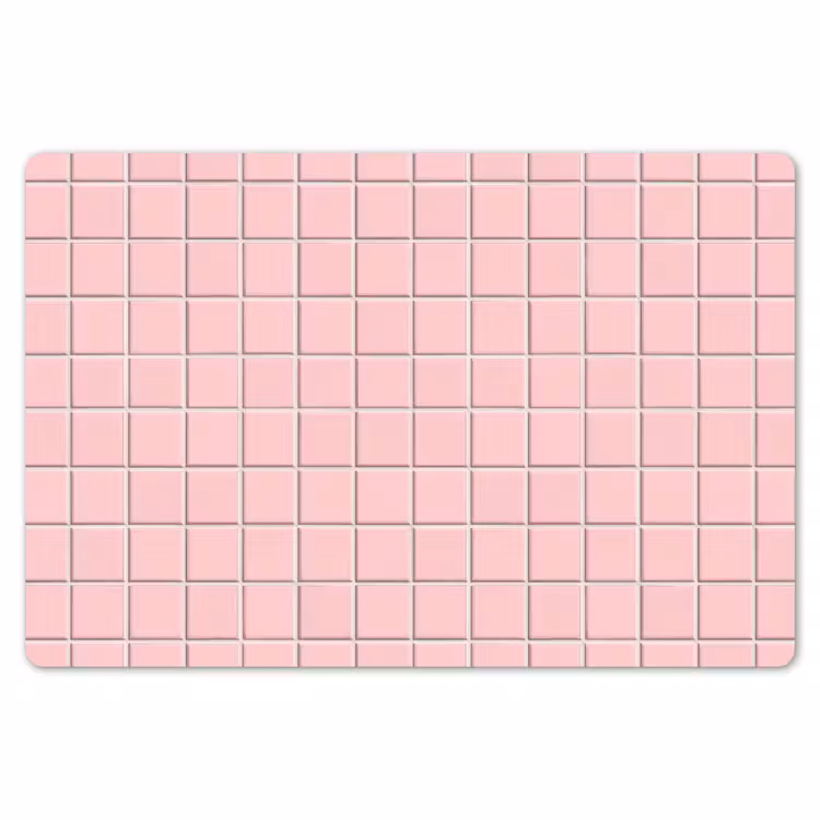 Patroon - Tegel - Pastelroze Placemat vinyl groot 368 -zzsfeer1_Kitchenyeah-website
