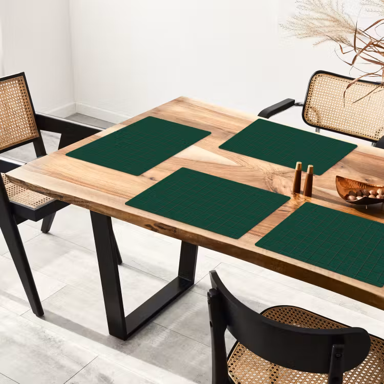 Patroon - Tegels - Dennen - Groen Placemat vinyl groot 368 -zzsfeer4_Kitchenyeah-website