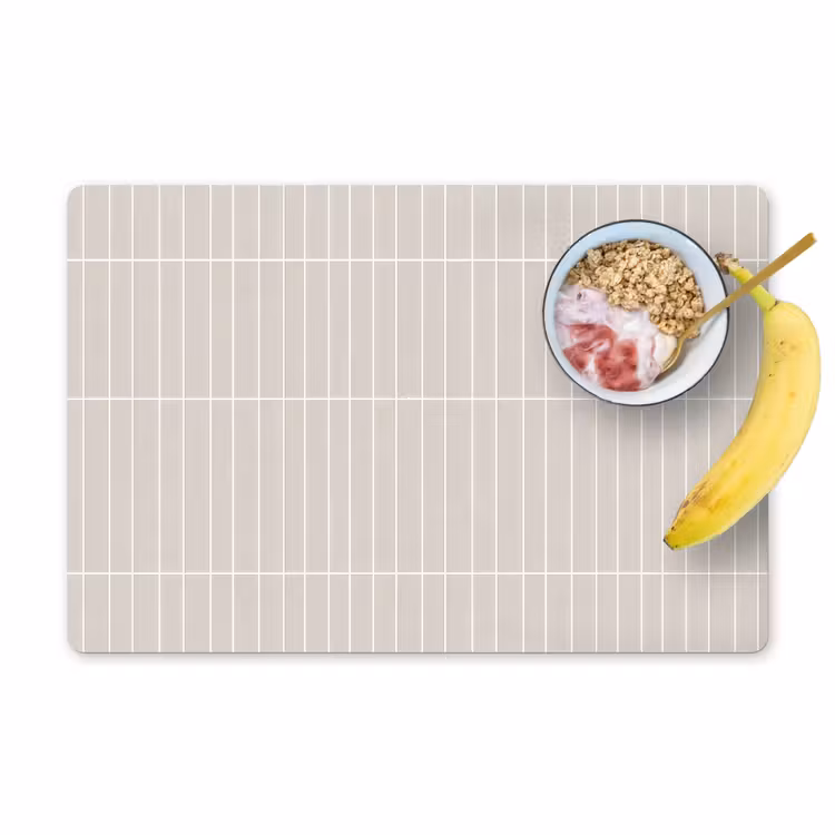 Patroon - Tegels - Zand Placemat vinyl groot 368 -zzzproduct_Kitchenyeah-website