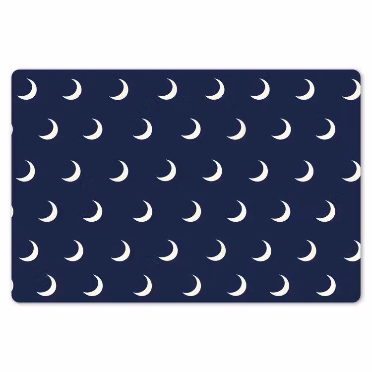 Patroon - Manen - Blauw Placemat vinyl groot 368 -zzsfeer1_Kitchenyeah-website