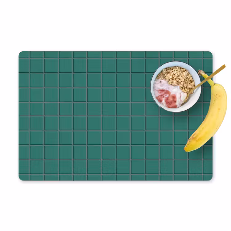 Patroon - Patroon - Smaragd Placemat vinyl groot 368 -zzzproduct_Kitchenyeah-website