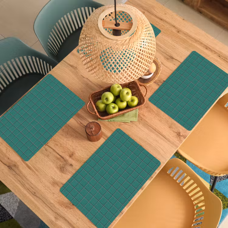 Patroon - Patroon - Smaragd Placemat vinyl groot 368 -zzsfeer5_Kitchenyeah-website
