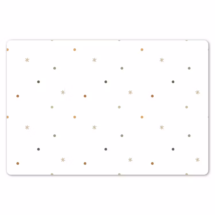 Patroon - Stippen - Sterren - Wit Placemat vinyl groot 368 -zzsfeer1_Kitchenyeah-website