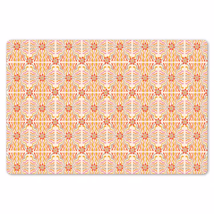 Patroon - Retro - Kleur Placemat vinyl groot 368 -zzsfeer1_Kitchenyeah-website