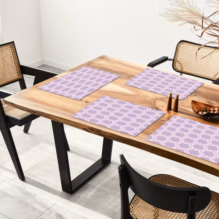 Patroon - Roze - Paars Placemat vinyl groot 368 -zzsfeer4_Kitchenyeah-website