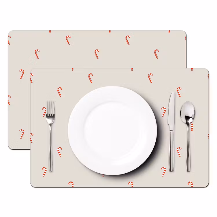 Patroon - Zuurstokken - Beige Placemat vinyl groot 368 -zzsfeer2_Kitchenyeah-website