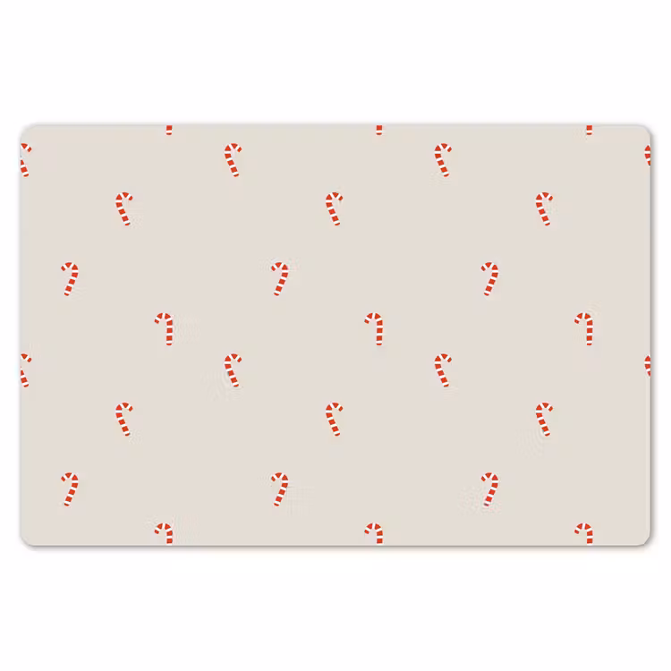 Patroon - Zuurstokken - Beige Placemat vinyl groot 368 -zzsfeer1_Kitchenyeah-website