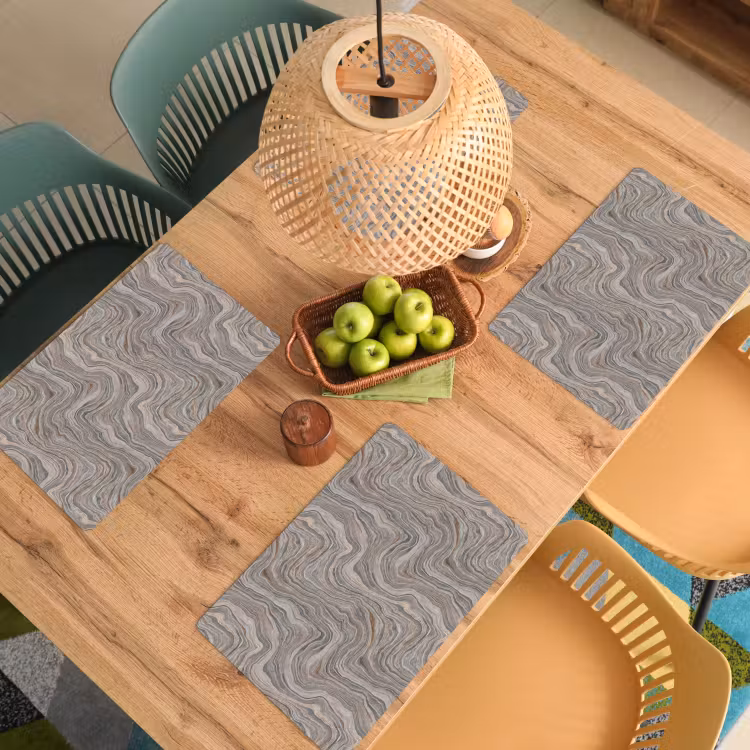 Patroon - Textuur - Grijs Placemat vinyl groot 368 -zzsfeer5_Kitchenyeah-website