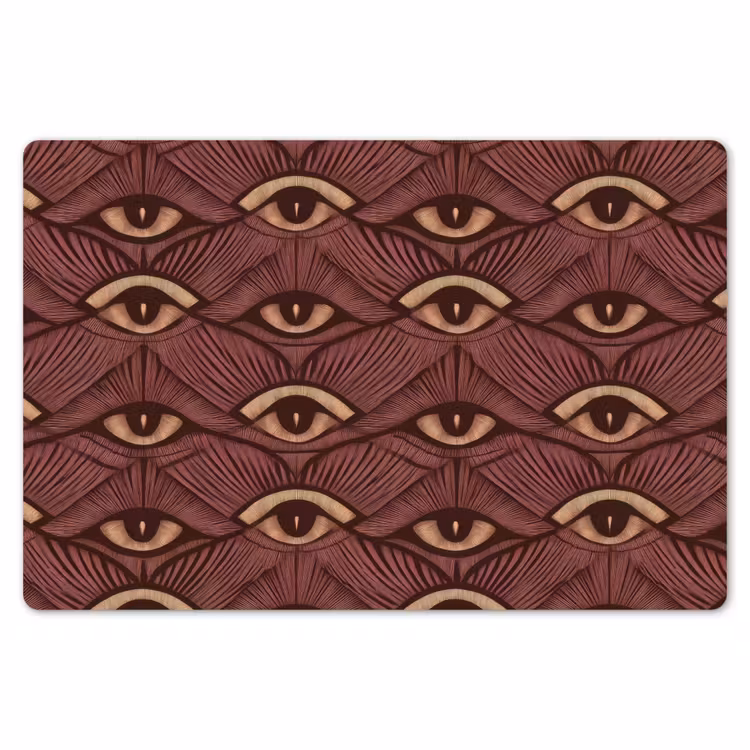Mystiek - Ogen - Bruin Placemat vinyl groot 368 -zzsfeer1_Kitchenyeah-website