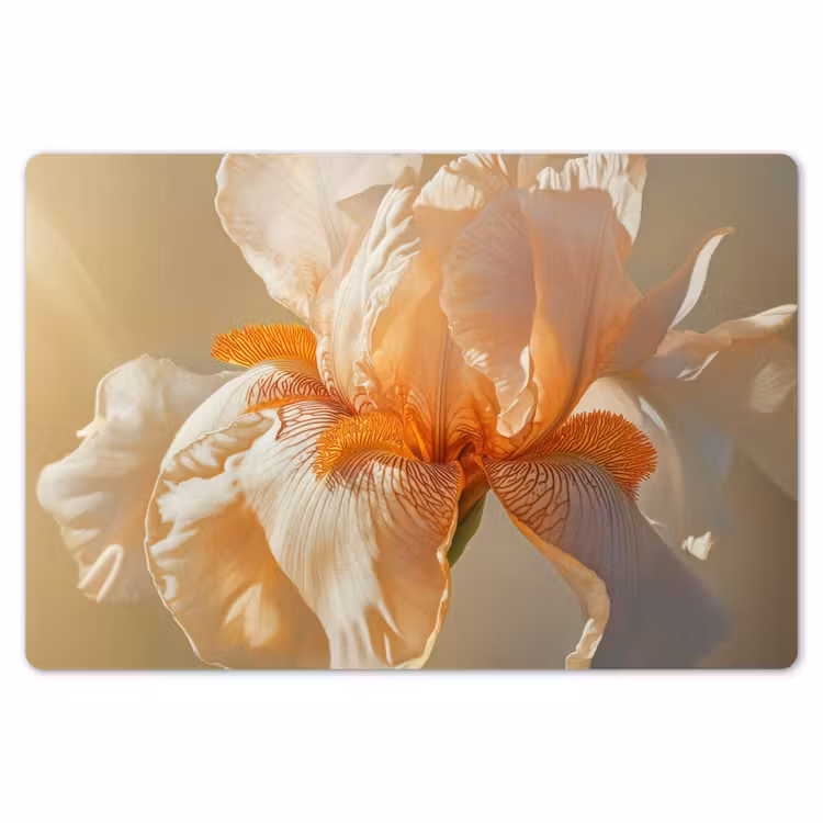 Close up - Oranje - Iris Placemat vinyl groot -zzsfeer1_Kitchenyeah-website