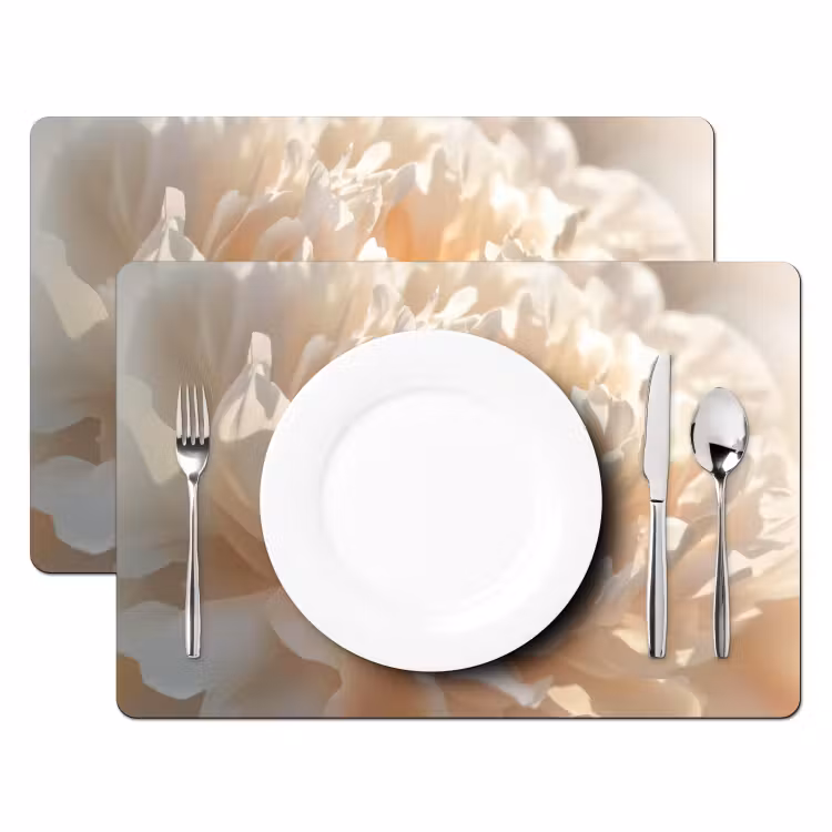 Close up - Pioenroos - Lichtroze Placemat vinyl groot -zzsfeer2_Kitchenyeah-website