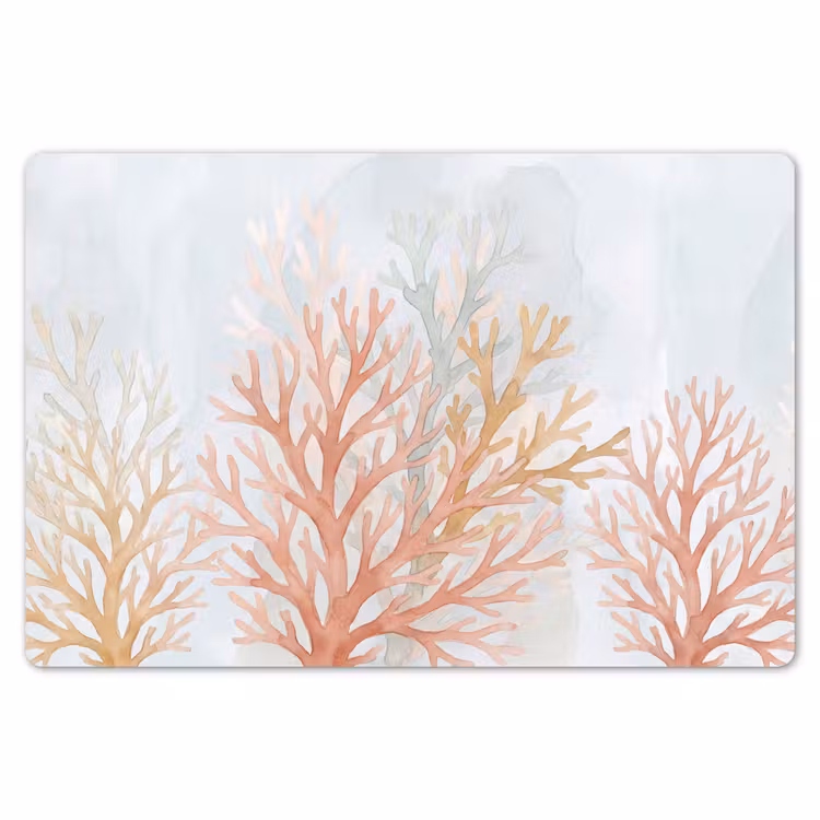 Natuur - Abstract - Aquarel - Organisch - Warm Placemat vinyl groot -zzsfeer1_Kitchenyeah-website