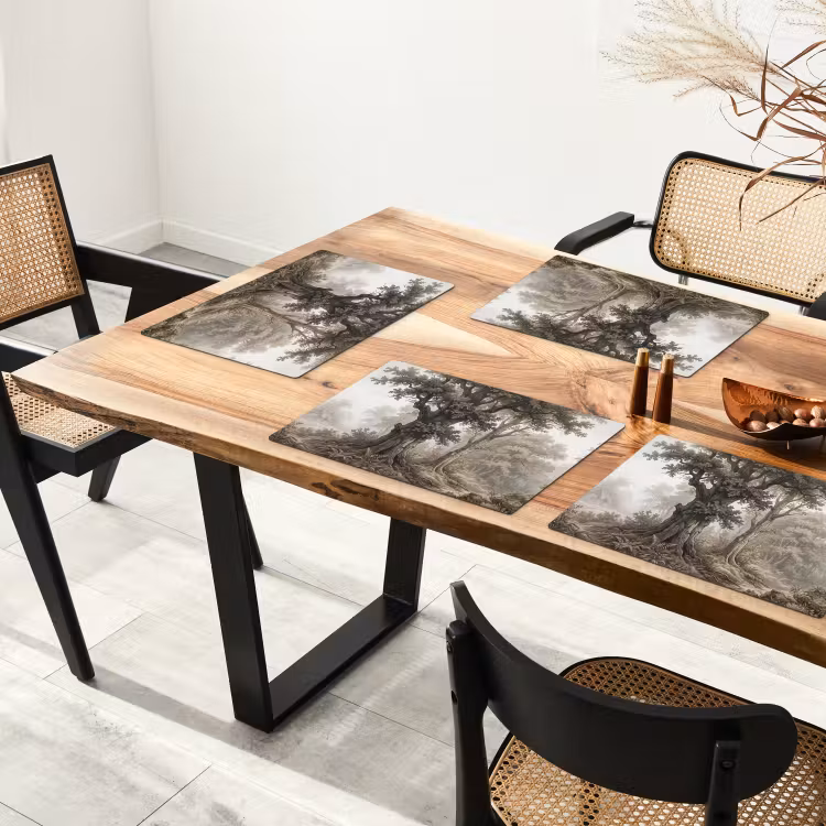 Natuur - Bos - Eik Placemat vinyl groot -zzsfeer4_Kitchenyeah-website