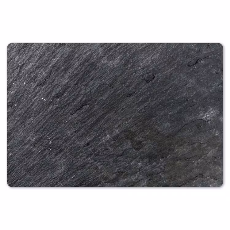 Natuursteen - Industrieel - Leisteen - Structuur - Grijs Placemat vinyl groot -zzsfeer1_Kitchenyeah-website