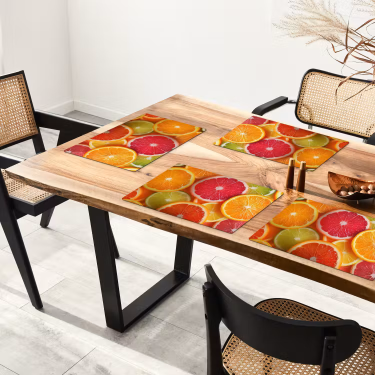 Fruit - Kleurrijk - Close up Placemat vinyl groot -zzsfeer4_Kitchenyeah-website