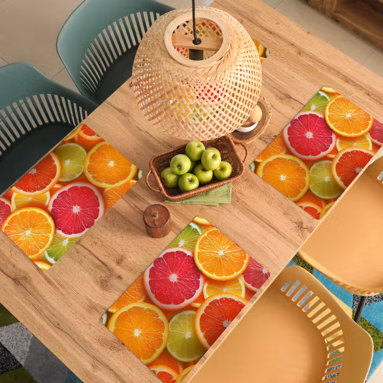 Fruit - Kleurrijk - Close up Placemat vinyl groot -zzsfeer5_Kitchenyeah-website