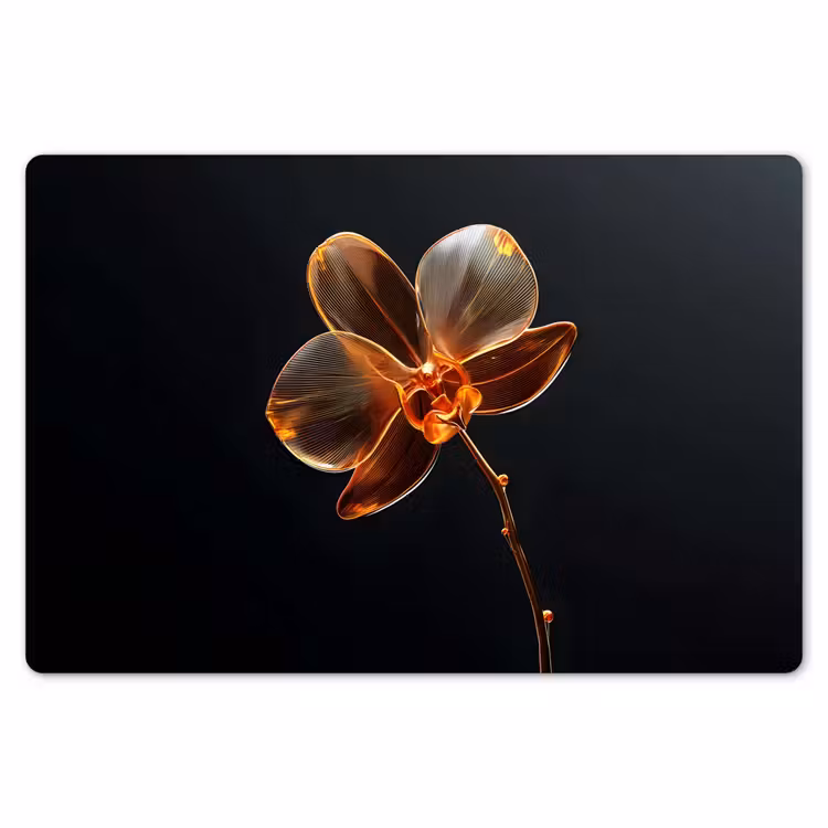 Orchidee - Doorzichtig - Bloem Placemat vinyl groot -zzsfeer1_Kitchenyeah-website