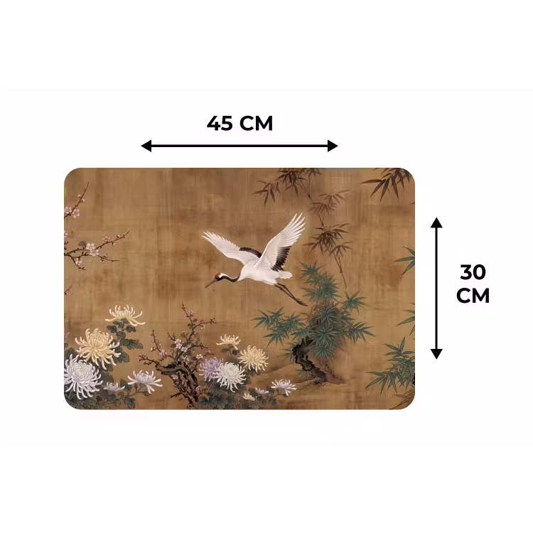 Oosters - Elegant - Kleurrijk Placemat vinyl groot -specs