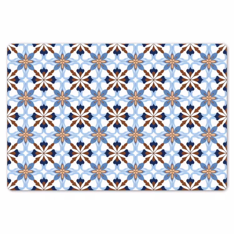 Ornament - Tegel - Kleurrijk Placemat vinyl groot 368 -zzsfeer1_Kitchenyeah-website