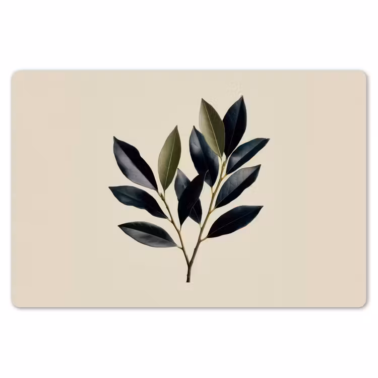 Ovaal - Olijfgroen - Simpel Placemat vinyl groot -zzsfeer1_Kitchenyeah-website