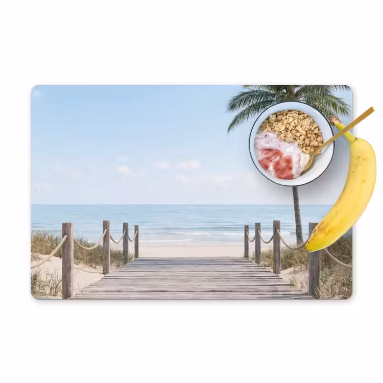 Palmbomen - Pad - Horizon Placemat vinyl groot -zzzproduct_Kitchenyeah-website
