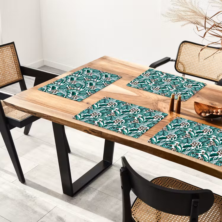 Panterprint - Bladeren - Jungle Placemat vinyl groot -zzsfeer4_Kitchenyeah-website