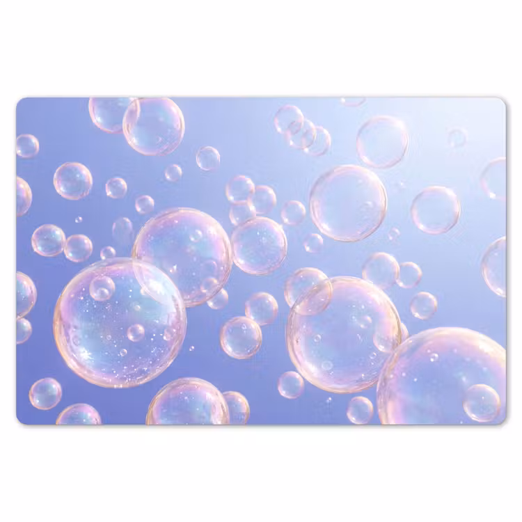Pastel - Bubbels - Dromerig Placemat vinyl groot -zzsfeer1_Kitchenyeah-website
