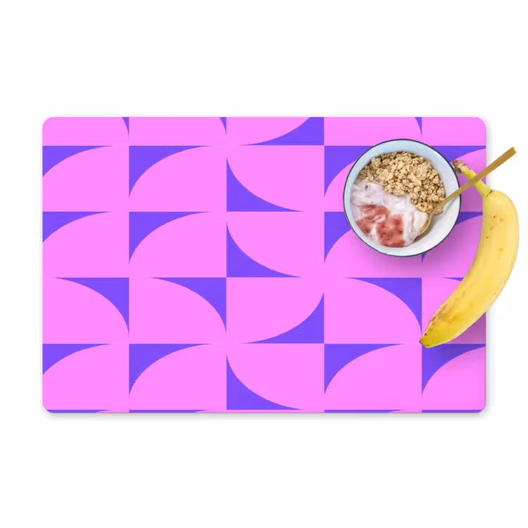 Kwadranten - Paars - Roze - Vierkanten Placemat vinyl groot 368 -zzzproduct_Kitchenyeah-website