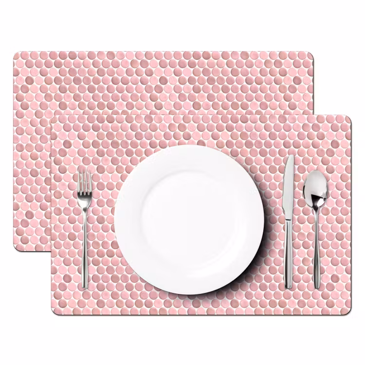 Penny - Mozaïek - Lichtroze Placemat vinyl groot 368 -zzsfeer2_Kitchenyeah-website