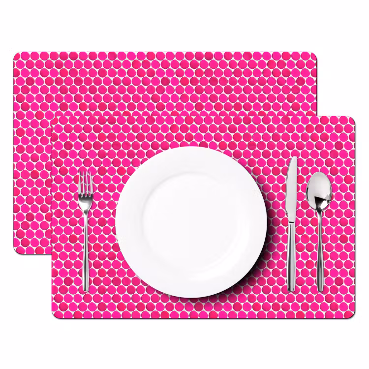 Penny - Mozaïek - Felroze Placemat vinyl groot 368 -zzsfeer2_Kitchenyeah-website