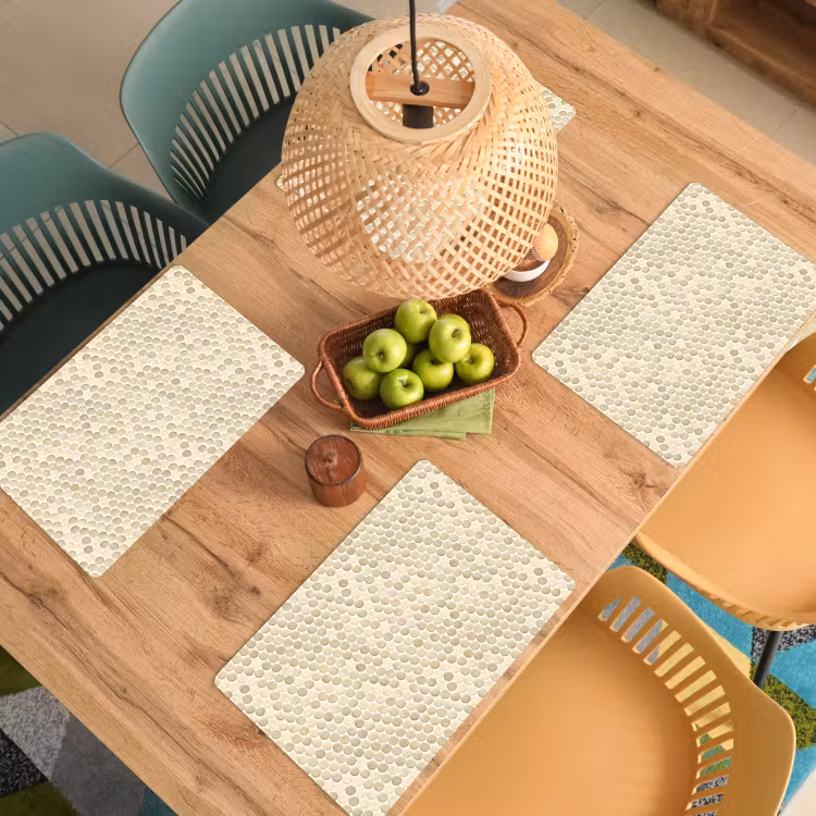 Penny - Mozaïek - Zand Placemat vinyl groot 368 -zzsfeer5_Kitchenyeah-website