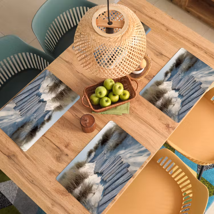 Pad - Planken - Duinen - Gras Placemat vinyl groot -zzsfeer5_Kitchenyeah-website