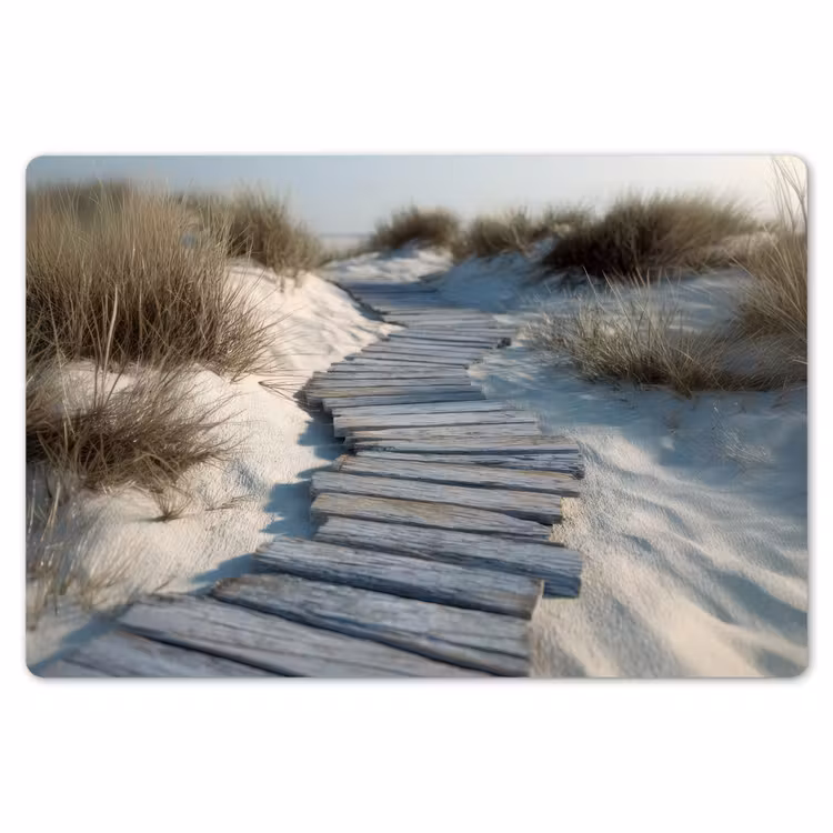 Pad - Planken - Duinen - Gras Placemat vinyl groot -zzsfeer1_Kitchenyeah-website