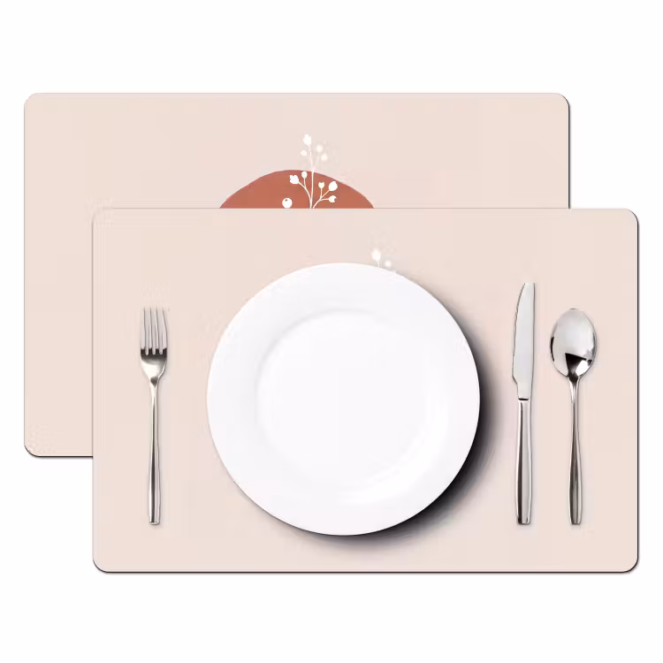 Plant - Tak - Abstract - Modern - Wit Placemat vinyl groot -zzsfeer2_Kitchenyeah-website