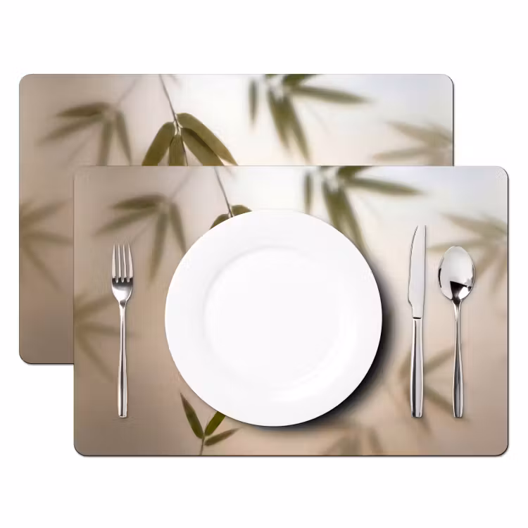 Planten - Bladeren - Natuur - Groen Placemat vinyl groot -zzsfeer2_Kitchenyeah-website