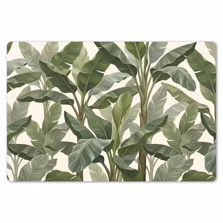Planten - Bladeren - Tropisch - Groen Placemat vinyl groot -zzsfeer1_Kitchenyeah-website
