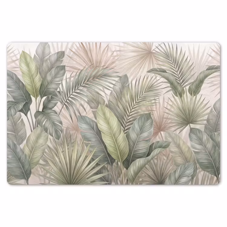 Planten - Tropisch - Bladeren - Groen - Natuur Placemat vinyl groot -zzsfeer1_Kitchenyeah-website