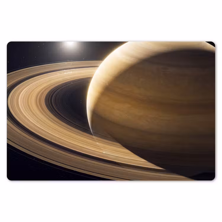 Tischset - 6 Stück - Planet – Ringe – Weltraum - Planeet - Ringen - Ruimte Placemat vinyl groot