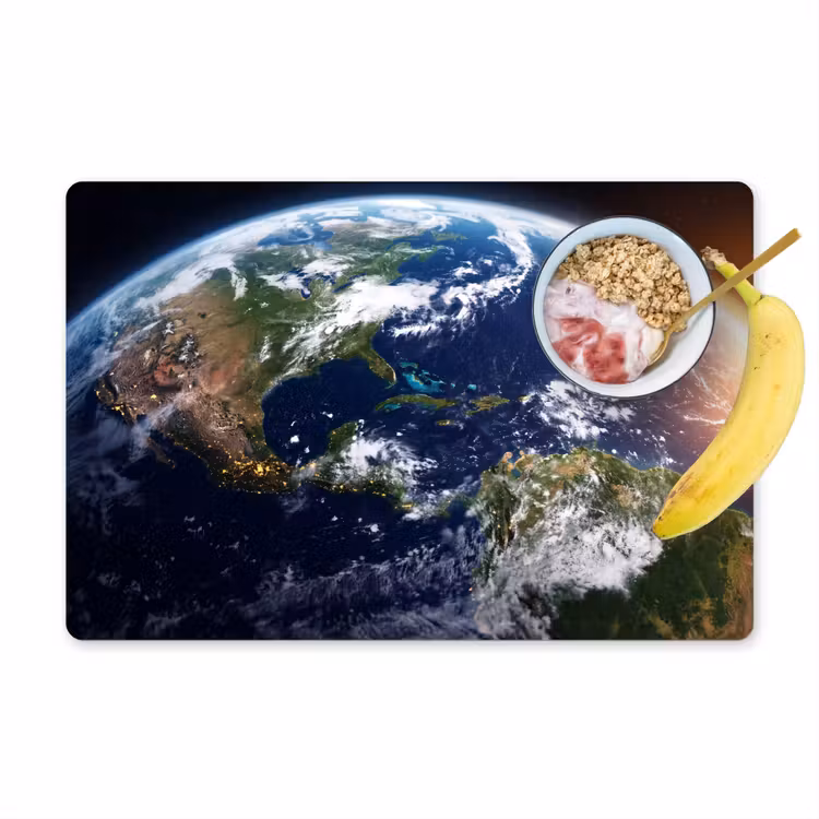 Tischset - 6 Stück - Planet – Weltraum – Kosmos - Planeet - Ruimte - Kosmos Placemat vinyl groot