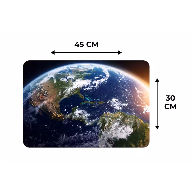 Tischset - 6 Stück - Planet – Weltraum – Kosmos - Planeet - Ruimte - Kosmos Placemat vinyl groot