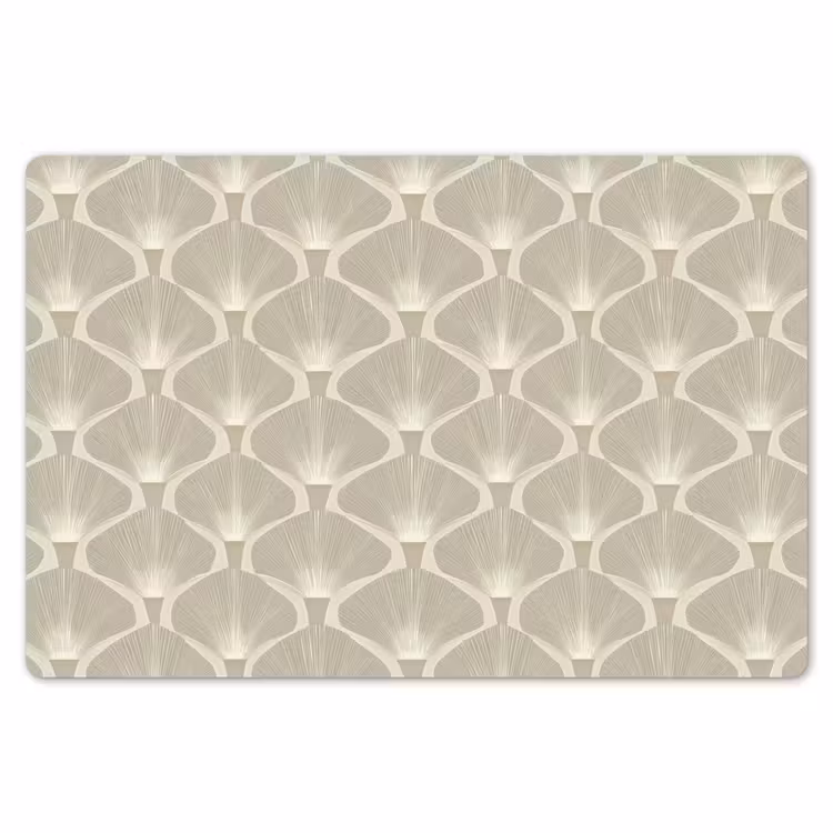 Paneel - Ginkgo - Zand Placemat vinyl groot 368 -zzsfeer1_Kitchenyeah-website