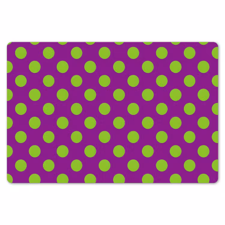 Stippen - Klassiek - Groen Placemat vinyl groot 368 -zzsfeer1_Kitchenyeah-website