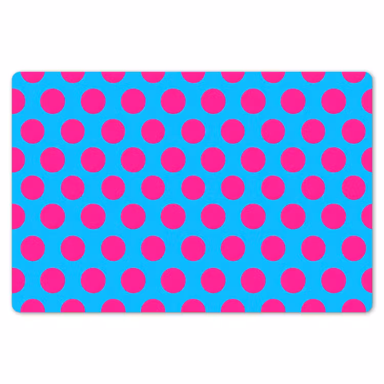 Stippen - Klassiek - Roze Placemat vinyl groot 368 -zzsfeer1_Kitchenyeah-website