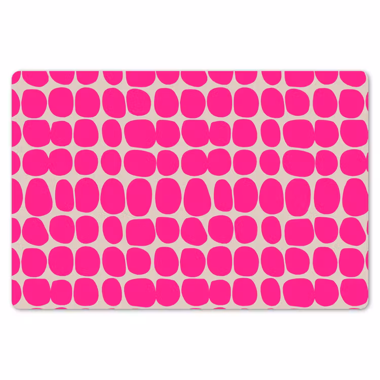 Stippen - Patroon - Roze Placemat vinyl groot 368 -zzsfeer1_Kitchenyeah-website