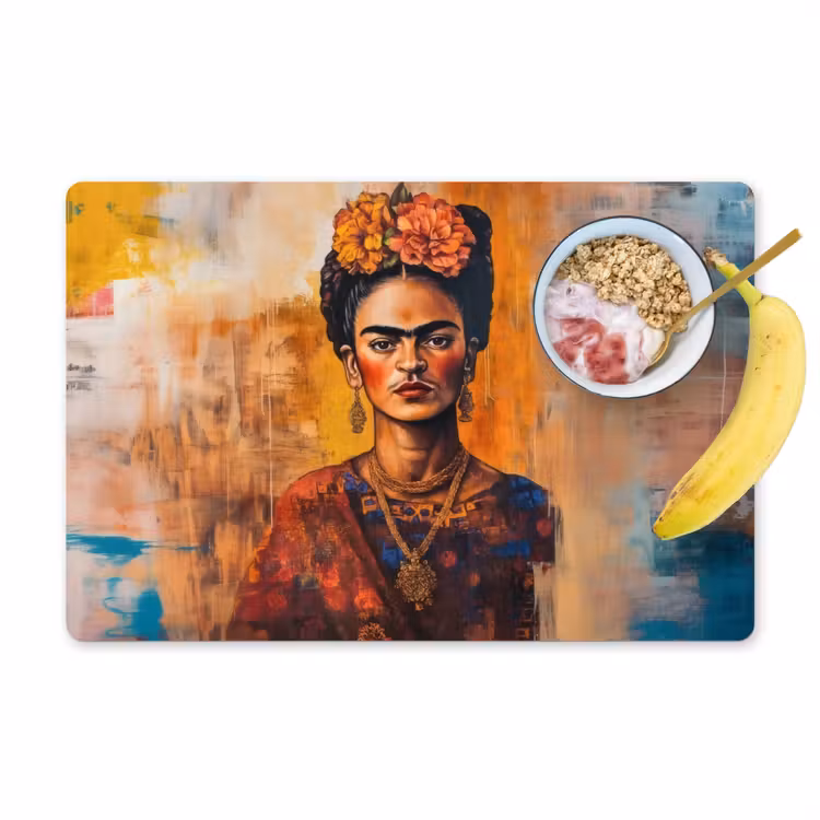 Portret - Sieraden - Schilderachtig Placemat vinyl groot -zzzproduct_Kitchenyeah-website