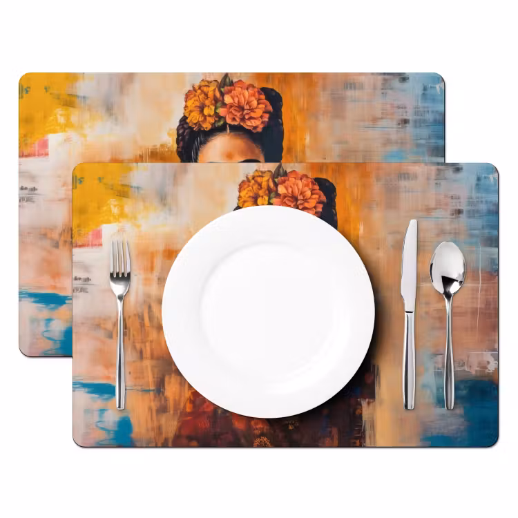 Portret - Sieraden - Schilderachtig Placemat vinyl groot -zzsfeer2_Kitchenyeah-website