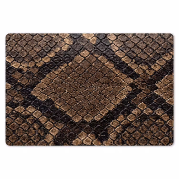 Python - Schubben - Brons Placemat vinyl groot -zzsfeer1_Kitchenyeah-website