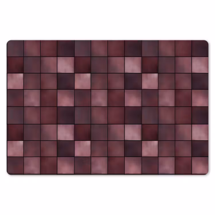 Vierkant - Tegel - Patroon - Paars Placemat vinyl groot 368 -zzsfeer1_Kitchenyeah-website