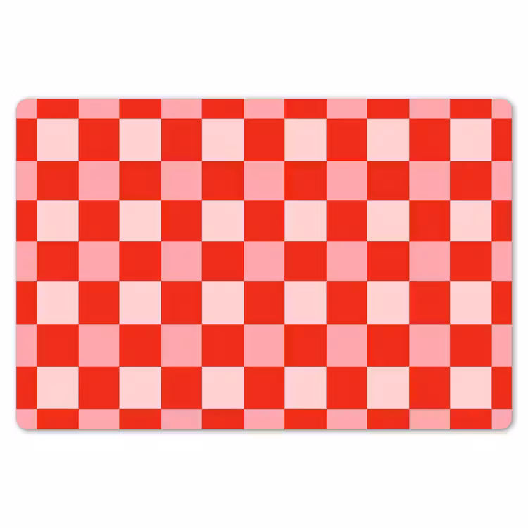 Vierkant - Klassiek - Rood Placemat vinyl groot 368 -zzsfeer1_Kitchenyeah-website
